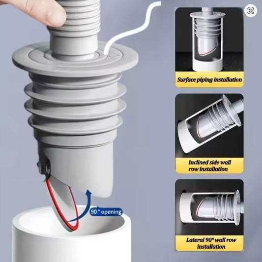 Anel De Vedação De Esgoto De Banheiro De Silicone, Pia Da Cozinha, Plugue De Tubo De Esgoto, Máquina De Lavar, Vazamento Anti-Odor, Conector De Vedação De Drenagem De Chão