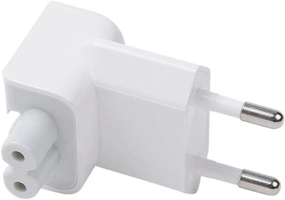 Reyaer Adaptador CA, plugue europeu, conversor, adaptador de carregador de viagem para Mac Book, Mac/Book/telefone/pod, adaptador de energia CA (pacote com 1)