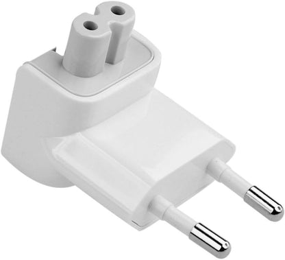 Reyaer Adaptador CA, plugue europeu, conversor, adaptador de carregador de viagem para Mac Book, Mac/Book/telefone/pod, adaptador de energia CA (pacote com 1)
