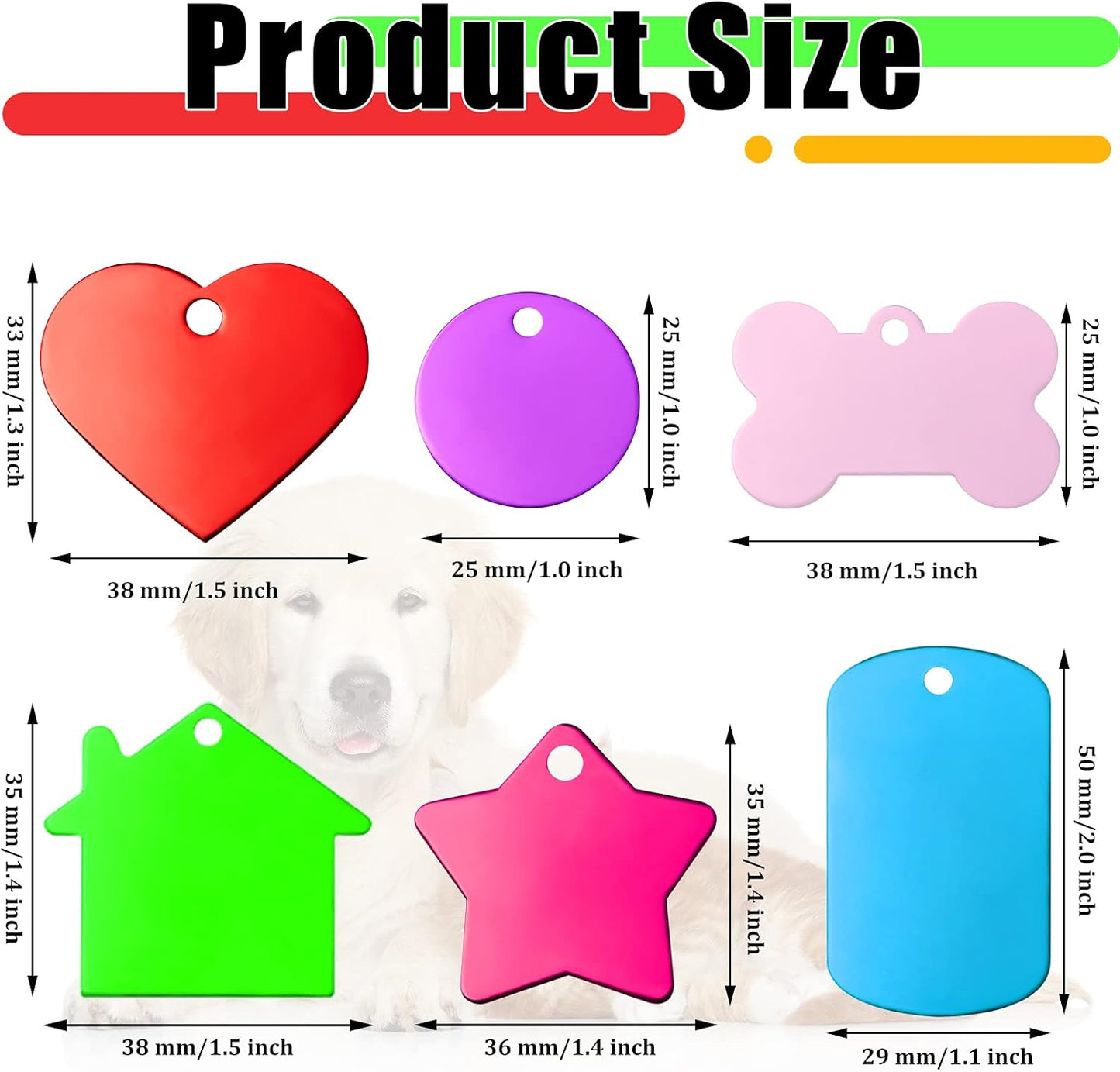 Frienda Peças De Etiqueta De Identificação Para Animais De Estimação