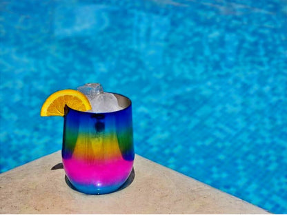 Chillout Life Copos de Vinho em Aço Inoxidável 355 ml