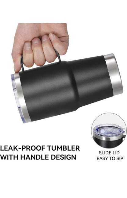 Vegond Copo Térmico De Viagem Com Pega, Tampa e Palhinha 591 ml