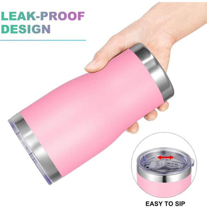 Vegond Copo Térmico Em Aço Inoxidável Com Tampa E Palhinha 591 Ml