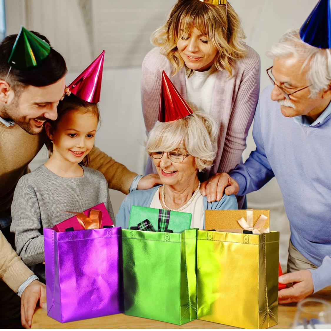 Gitmiws Saco de Presente Brilhantes 26 cm