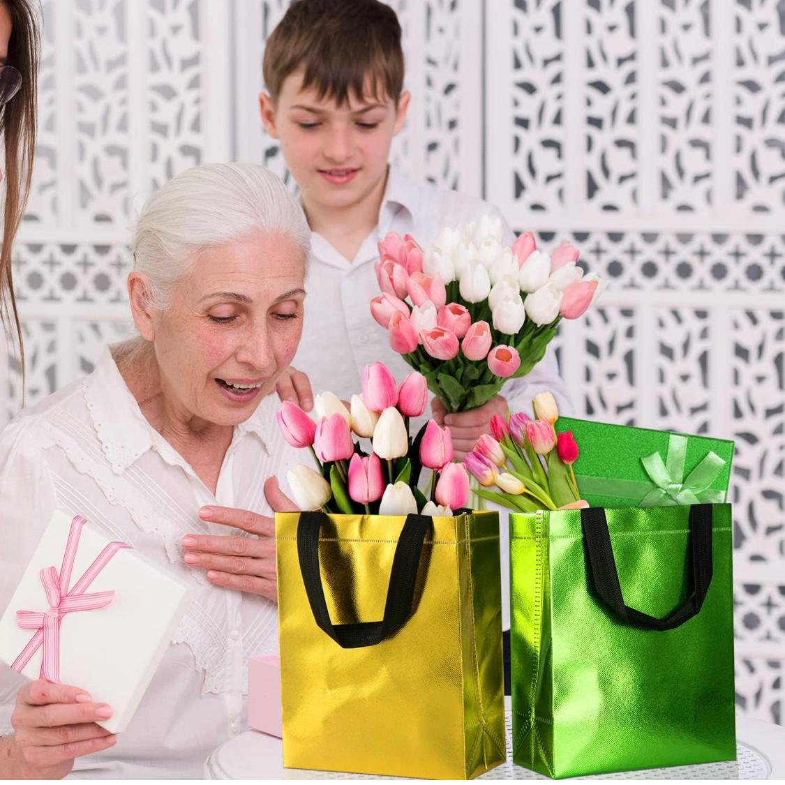 Gitmiws Saco de Presente Brilhantes 26 cm