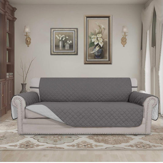 Maleável Capa De Sofá Reversível e Fácil de Usar Para Sofá Com 3 Almofadas
