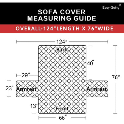 Maleável Capa De Sofá Reversível e Fácil de Usar Para Sofá Com 3 Almofadas